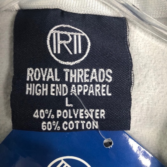 Royal Threads Zip up Athletic Jacket w/ Fleece NWT - Picture 6 of 15